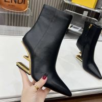 Fendi First Ankle Boots Women Calf Leather Black