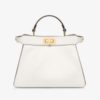 Fendi Petite Peekaboo ISeeU Bag In Nappa Leather Yellow