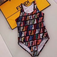 Fendi Swimsuit Women FF Motif Lycra Multicolor