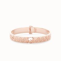 F is Fendi Ragid Bracelet Metal Rose Gold