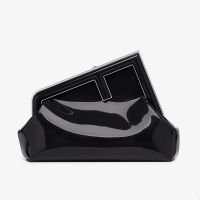 Fendi Small First Bag In Patent Leather Black